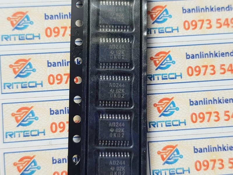 Ad244 sn74act244pwr ic điều khiển tssop-20