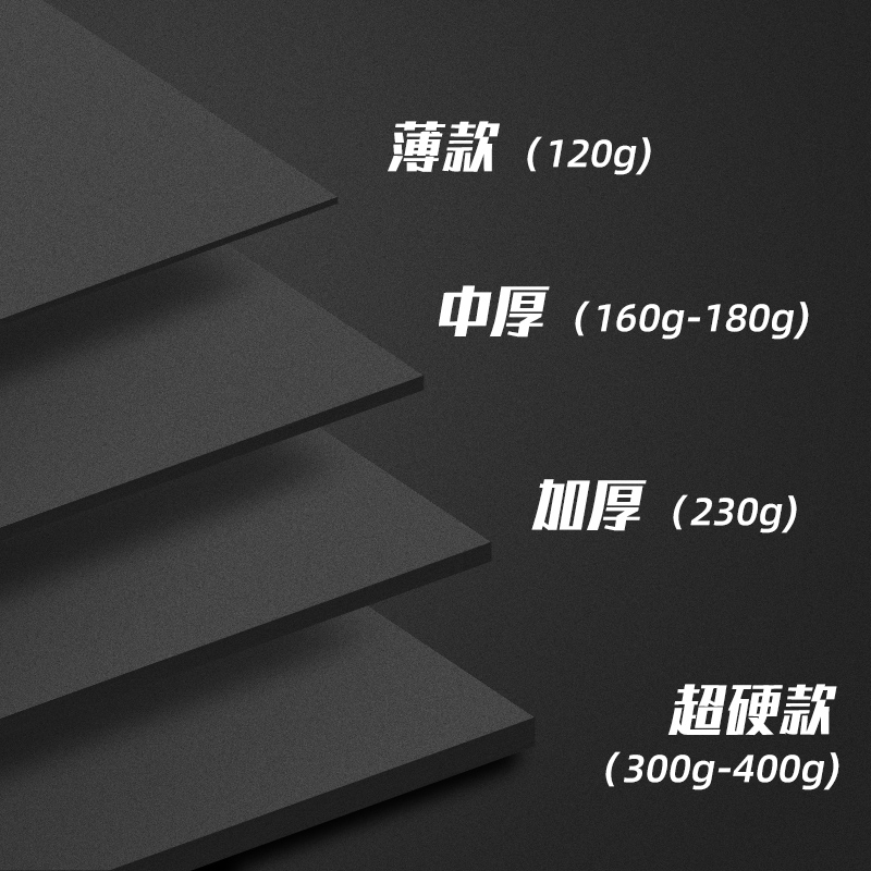 Black A3/A4/8K/4K Hard Card Paper Handmade Art Design Cardboard  180gsm/120gsm/230gsm/250gsm Copy Pap