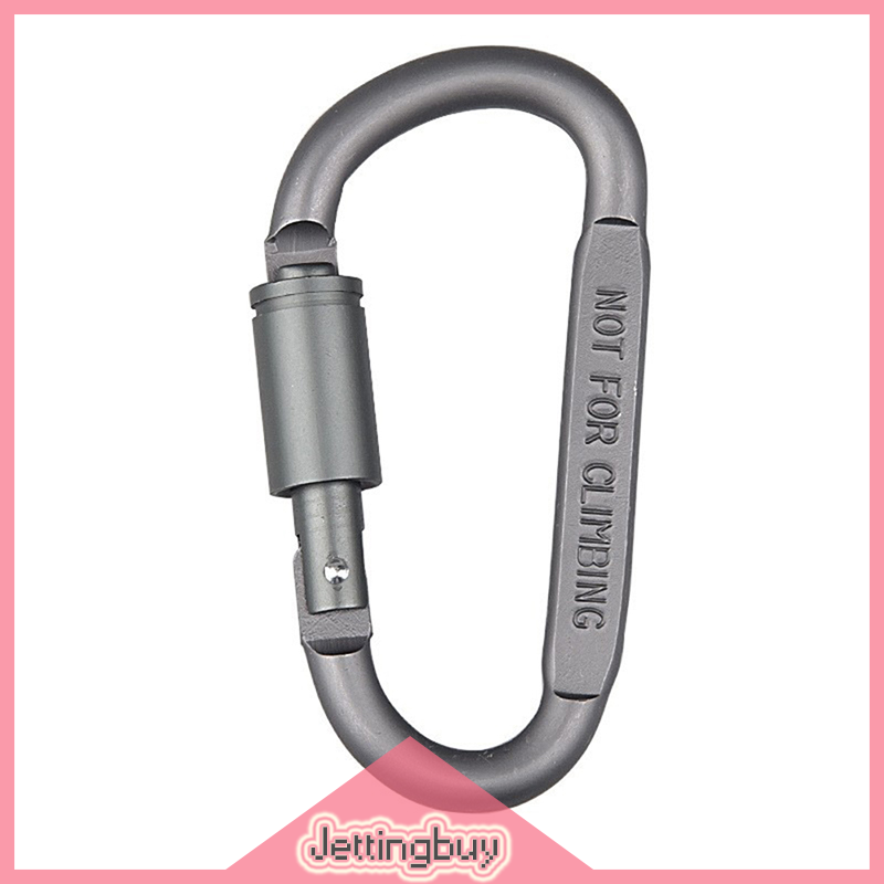 Flash Sale Aluminum alloy carabiner D-shaped quick-hanging buckle D-shaped carabiner multi