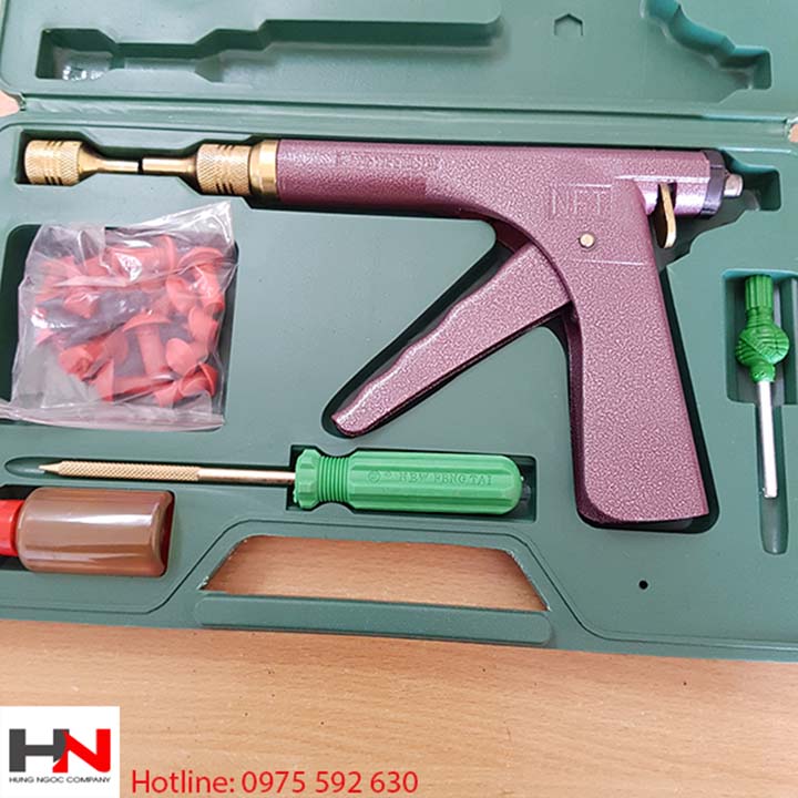 Combo cây vá lốp xe không săm + 1 túi vá 100v
