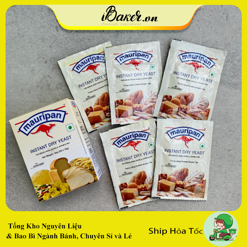 [hộp 5 gói, 1 gói] Men instant Mauripan
