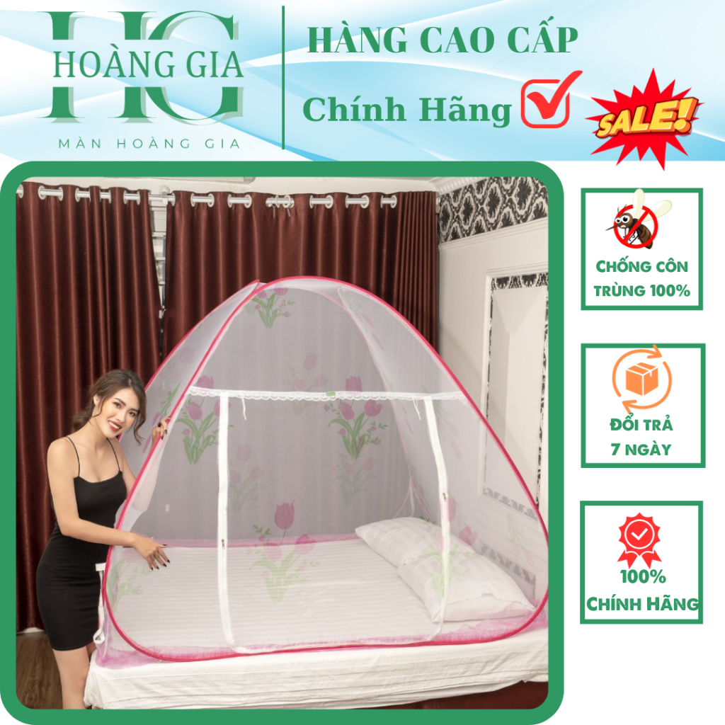 Màn Chụp Tự Bung Đỉnh Chóp, Kích Thước 1m2, 1m4, 1m6, 1m8, 2m