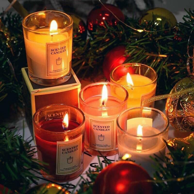 Cốc Nến Thơm Ly Thủy Tinh Scented Candles - Nến Thơm Handmade