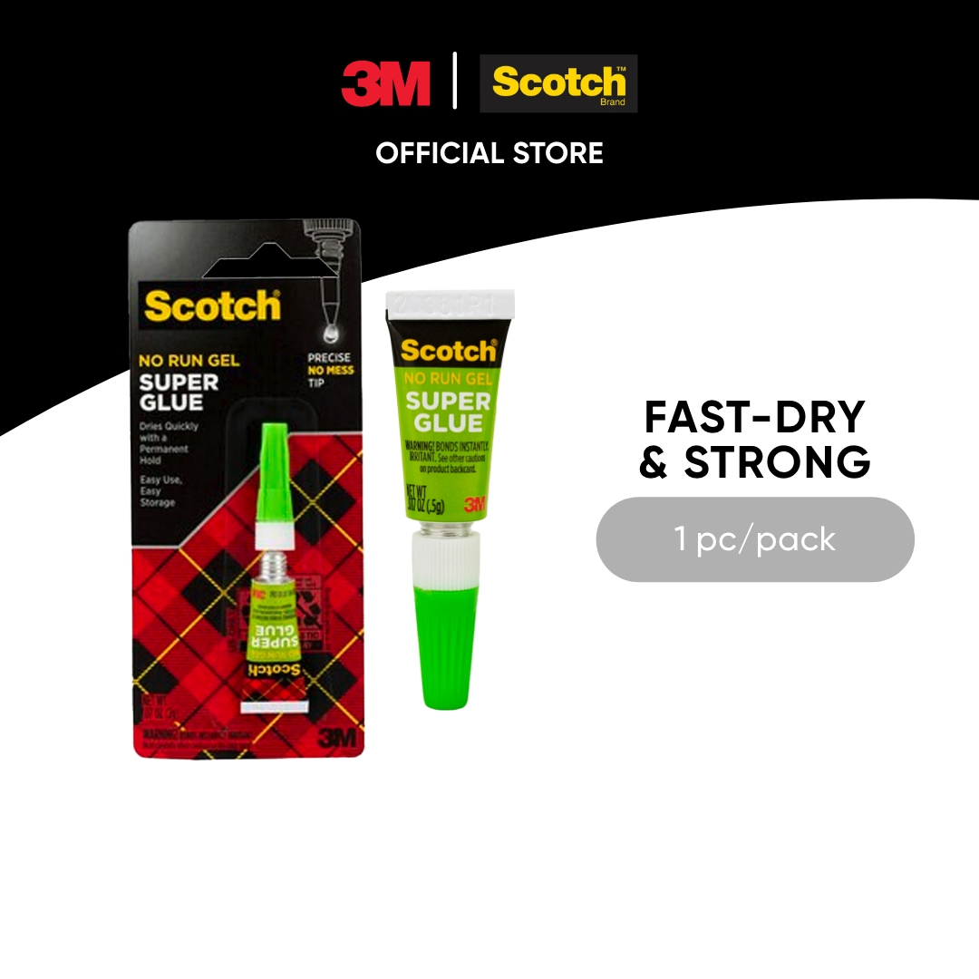 Scotch® Super Glue Gel, Single Use