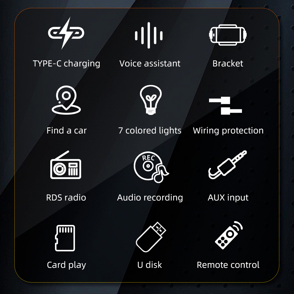 【Hàng có sẵn】hệ thống âm thanh nổi xe hơi DIN đơn âm thanh Bluetooth và gọi đầu đơn vị Máy nghe nhạc MP3 âm thanh USB đầu vào AUX Xe Máy nghe nhạc MP3 hệ thống âm thanh
