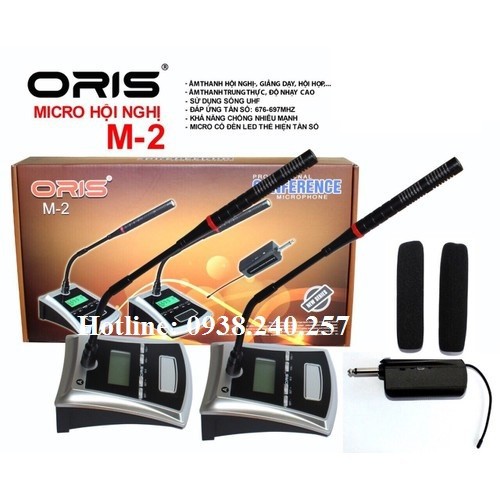 Micro hội nghị, cổ ngỗng oris M1, oris M2 to rõ, chuyên nghiệp, chỉnh được tần số riêng Oris M1 sóng UHF - oris m-1 - oris m-2 - micro hội nghị không dây - oris - micro cổ ngỗng không dây
