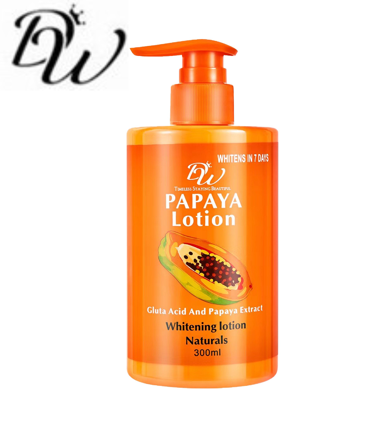 DW Whitens In 7 Days Papaya Lotion Gluta Acid And Papaya Extract ...