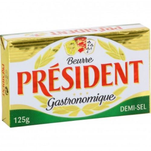 Bơ mặn president Nhập khẩu pháp 125g-200g
