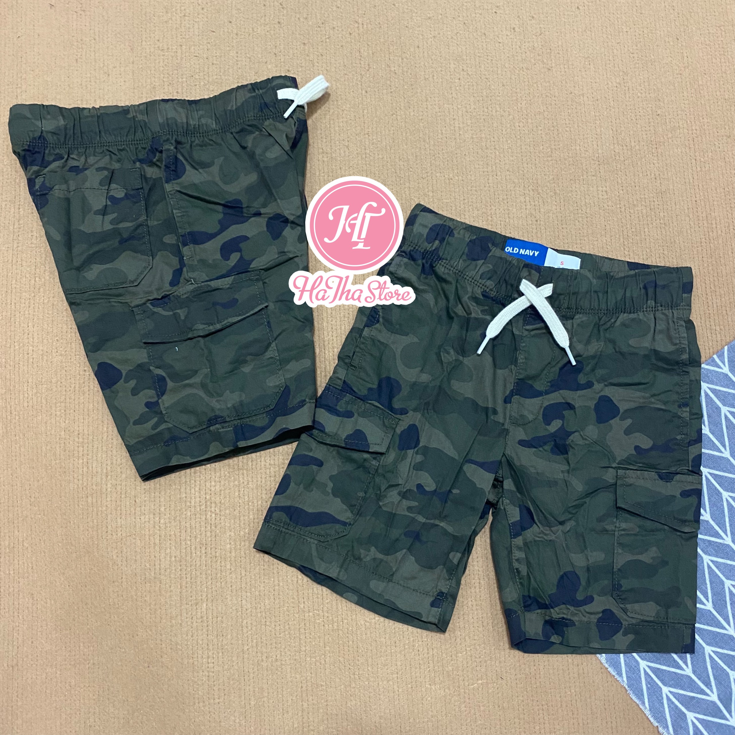 Quần short kaki 0ID N4VY cho bé trai (18-55kg)