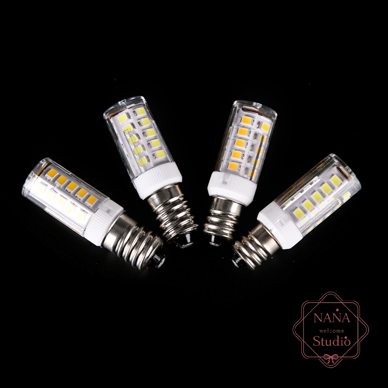 NANA E12 E14 Mini Dimmable dẫn ánh sáng đèn chùm Spotlight tủ lạnh tủ lạnh đèn