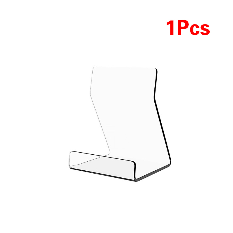 1/2/6 Pcs Transparent Display Stand Book For Shelf Desktop Bookshelf ...