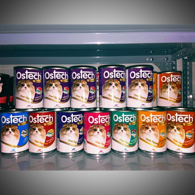 Pate cho mèo Ostech Gournet lon Thái Lan - lon 80g