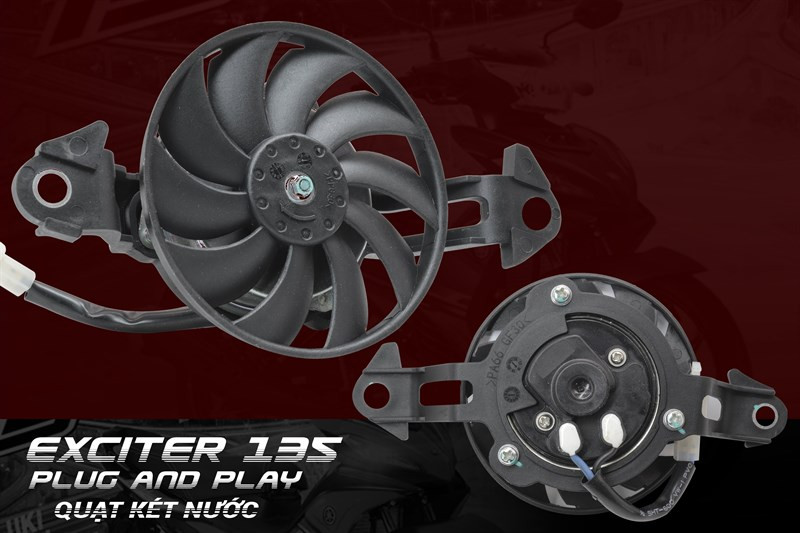 KÉT NƯỚC ĐỘ /   QUẠT ĐỘ  EXCITER ex135 ex150 moto WINNER SONIC 150 ATE