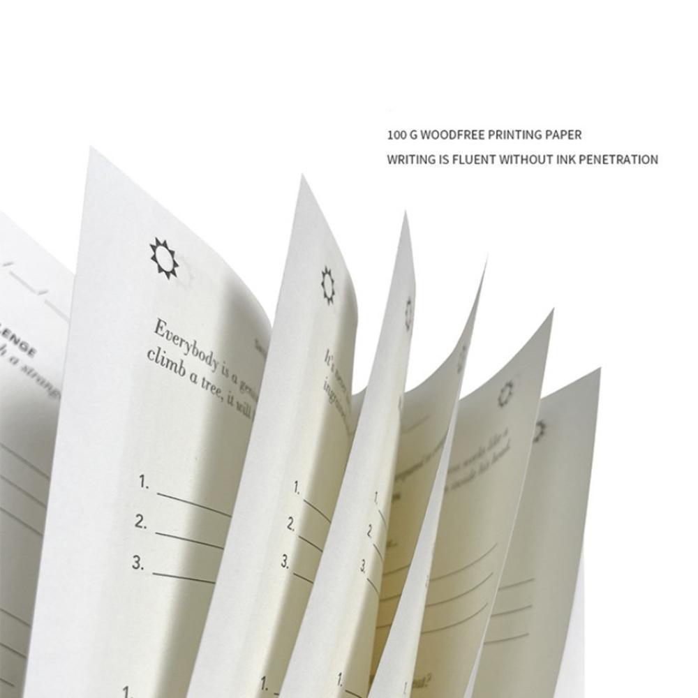 Gratitude Journal Diary Notebook Self-Discipline Notebook Punching Schedule Plan Five-Minute Journal