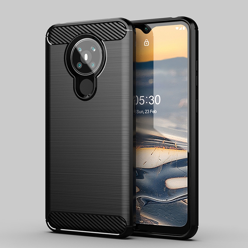 Suitable for Nokia 5.3 Case Anti-Fall Protective Shell Brushed Shell Protective Soft Shell TPU Case