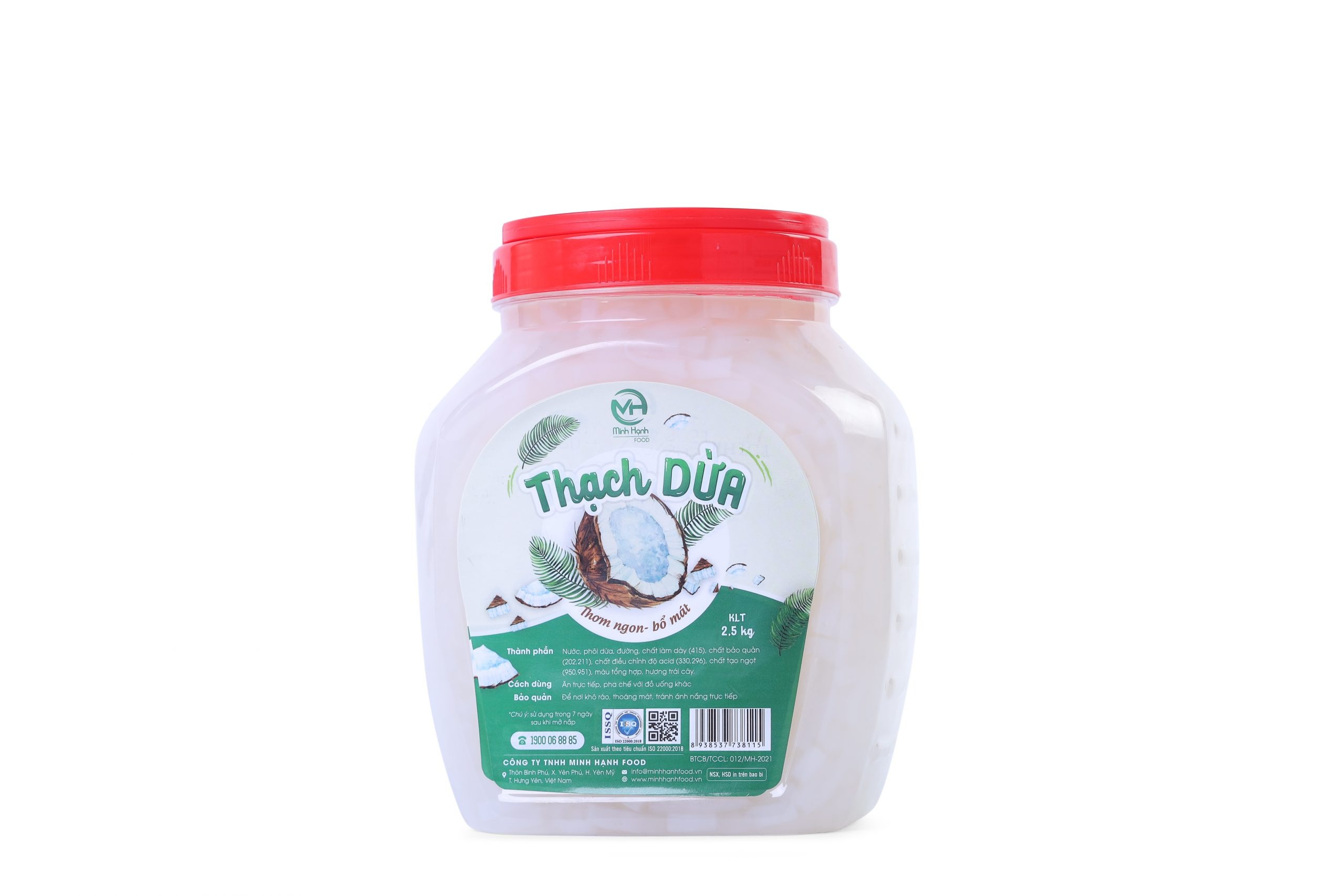Thạch dừa Minh Hạnh hũ 2kg5