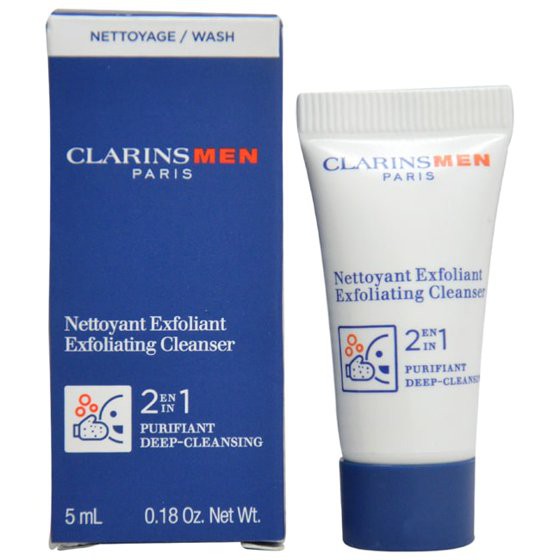 clarins men's exfoliating face wash