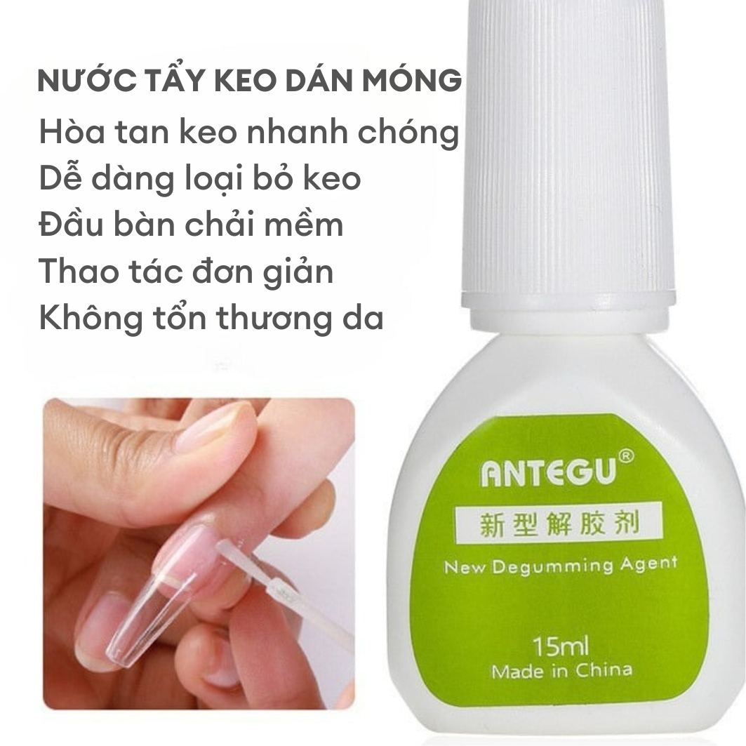 [Có sẵn] NƯỚC TAN KEO DÁN MÓNG ÚP, HỖ TRỢ THÁO MÓNG ÚP DỄ DÀNG