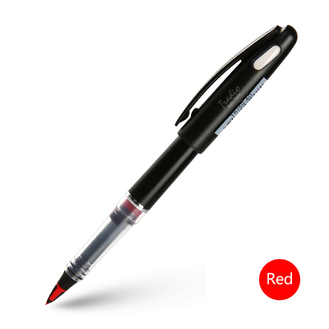 %E3%80%90The%20Quiet%20Page%E3%80%91Japan%20Stationery%20Pentel%20Tradio%20Stylo%20Duckbill%20Fountain%20Pen%20Felt%20Tip%201.0mm-2.0mm%20Sign%20Pen%20Graphics%20Design%20Caligraphy%20Pen%20-%20Image%202