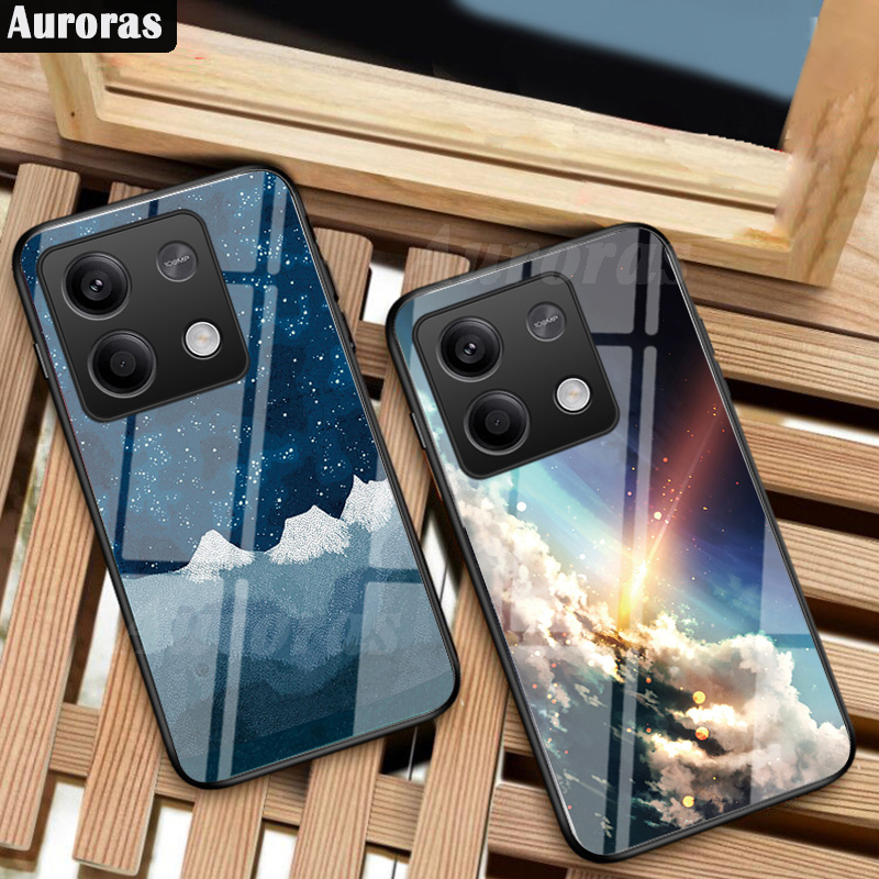 Phone%20cover%20For%20Redmi%20Note%2013R%20Pro%20case%20shell%20Tempered%20Glass%20Protector%20Rainbow%20Gradient%20Fantasy%20Starry%20Glass%20Colorful%20Cover%20For%20Xiaomi%20Poco%20X6%20NEO%20Cases%20Housing%20-%20Image%203