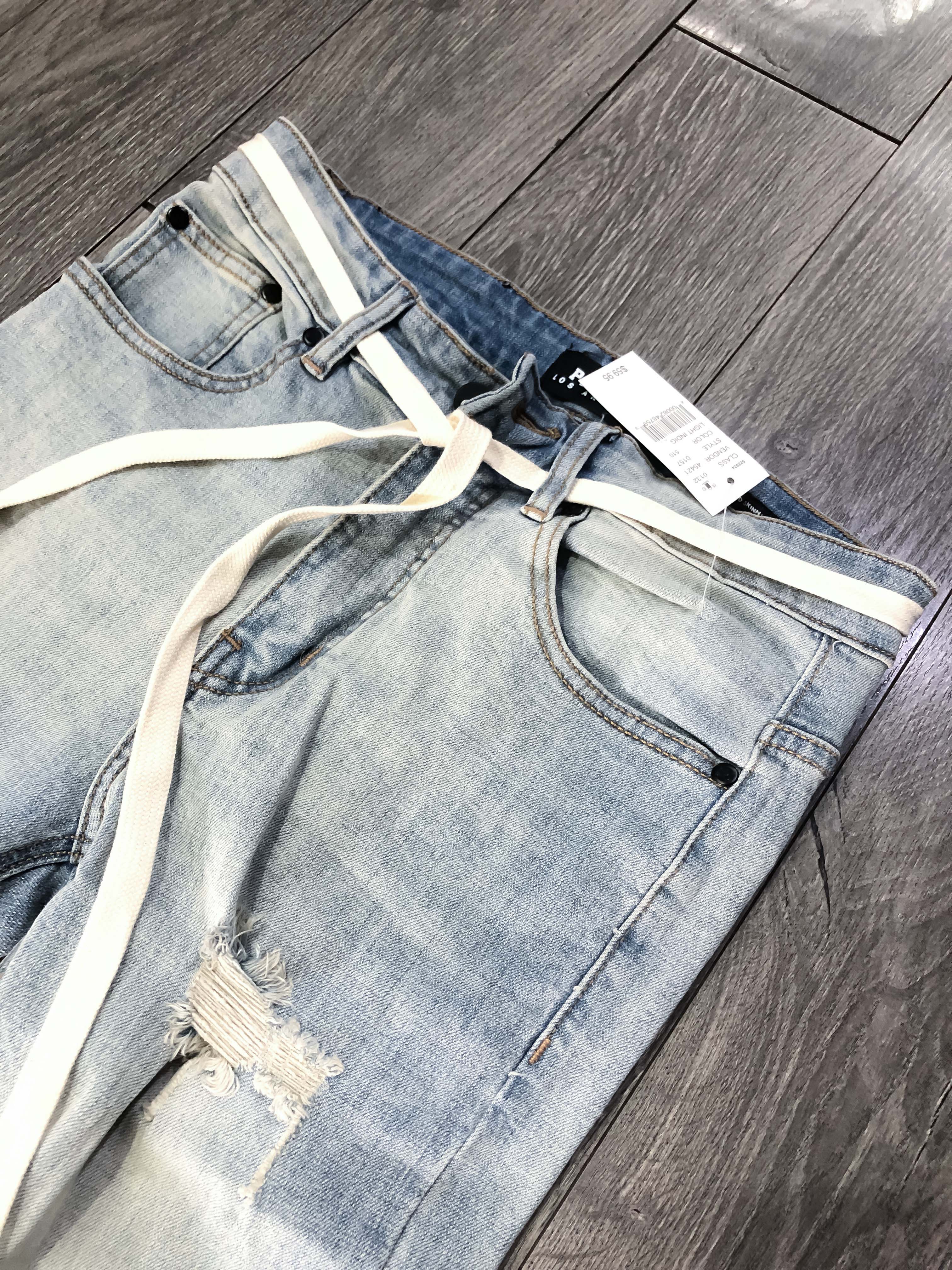 Quần Jean Blue rách gối PACSUN