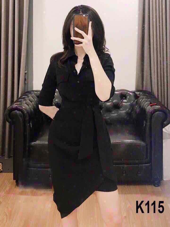 LZD Đầm sơ mi voan lụa cao cấp_ Kiểm hàng vô tư