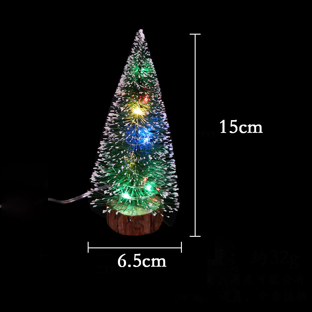 4 Different Sizes Xmas Tree Mini Christmas Tree LED Christmas Tree Decoration Tabletop Christmas Tree Artificial Snow Tree Frosty Xmas Tree Festival Decorations Miniature Christmas Tree Decor Christmas Tree Ornament Snow-covered Christmas Tree 4 Different