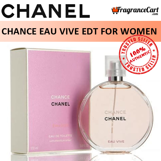 Chanel Chance Eau Vive EDT for Women (100ml) Eau de Toilette [Brand New  100% Authentic Perfume/Fragrance]