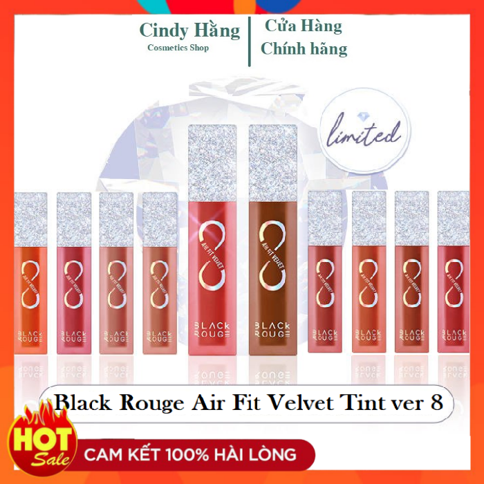 Son Kem Lì Black Rouge Air Fit Velvet Tint Version 8 Ver 8 A38 A39 A40 A41