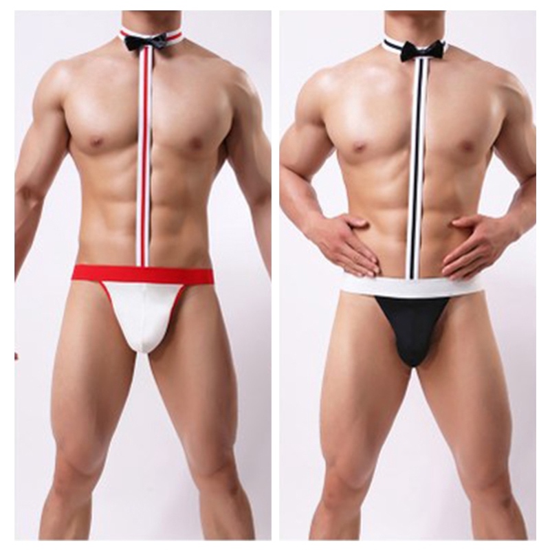 COD The Monotonous Shop26etgr3e Men Sexy One piece Mankini Thong Underwear