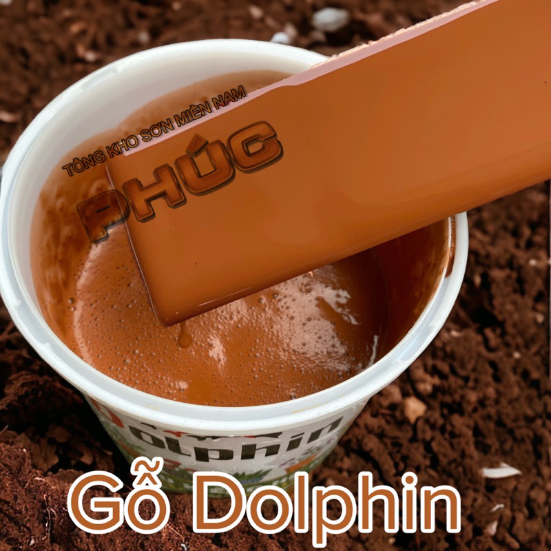 Sơn chậu kiểng hệ nước dolphin mẫu thử 200gr