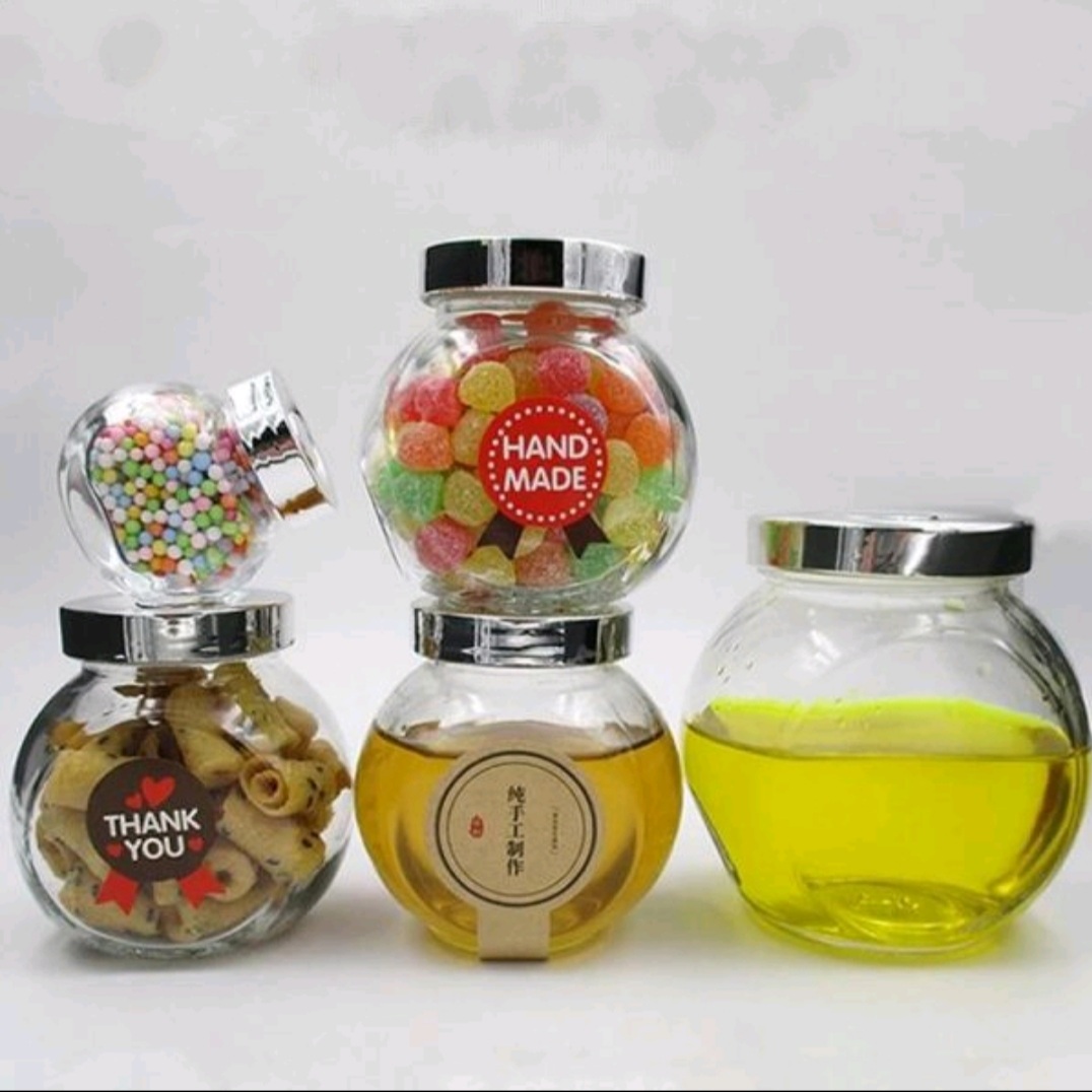 Combo 20 Hủ thủy tinh 2 đáy 50ml nắp Bạc