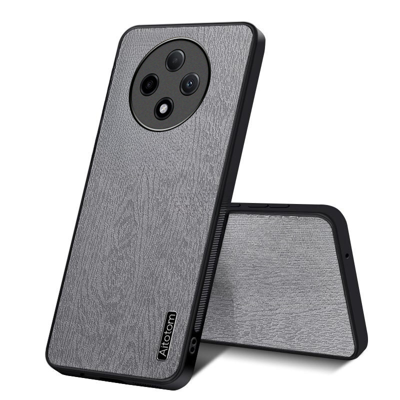 For OPPO F27 Pro / F27 Pro+ Case Wood Texture Canvas Hrad Shockproof For OPPO F27 Pro Plus Back cover Phone Cases.