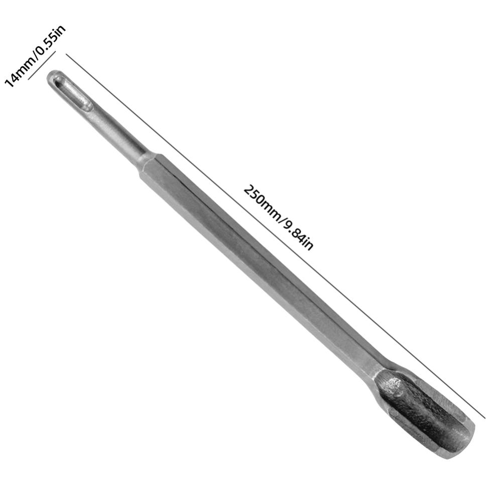 Round Shank Carbide Chisel SDS Plus Hammer Drill Chisel Rotary Hammer Chisel Bits for Masonry Concrete Brick Stone