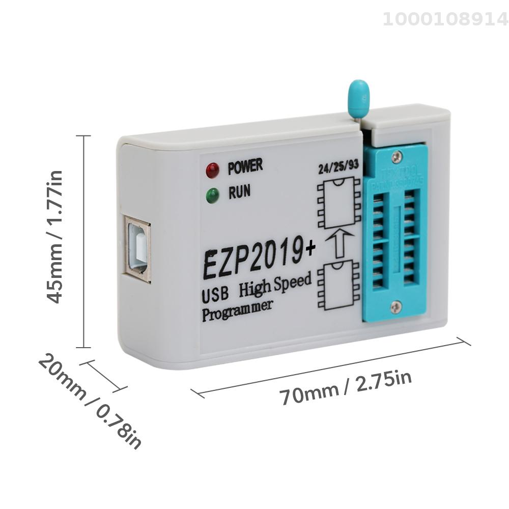 nishore-EZP2019 High Speed USB SPI Programmer Support 32M Flash 24 25 93 EEPROM 25 Flash bios Win7 Win8