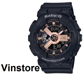baby g ba 110 rose gold