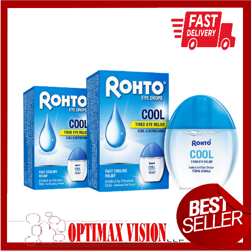 Rohto Cool Eye Drop x 2 box ( With or without contact lens
