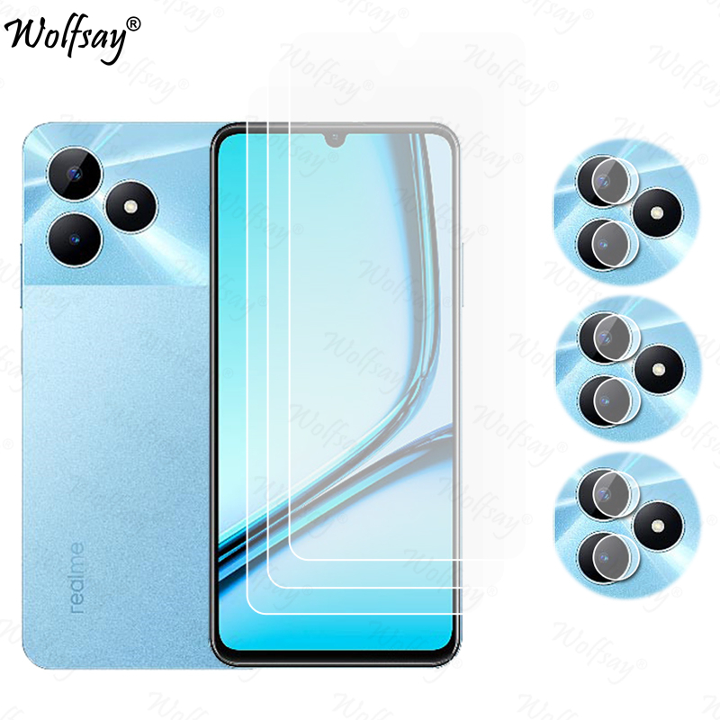 Camera Lens Protector For Realme Note 50 Screen Protector Tempered Glass Realme Note 50 Glass For Realme Note 50 Glass 6.74 inch. 