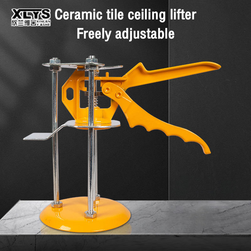 Tile Ceiling Heightening Bricklayer Tile Cushion Tool Leveling Positioning Lifter Manual Lifting Tile Adjuster