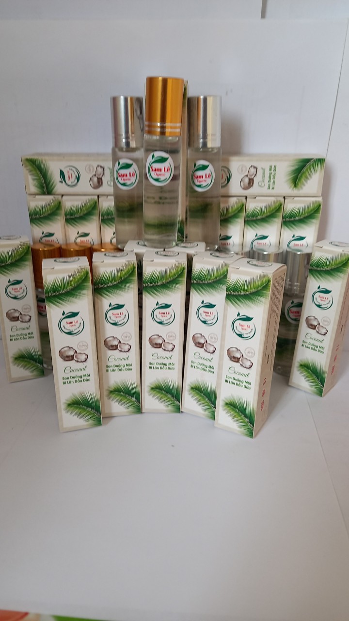SON MÔI DẦU DỪA DẠNG BI LĂN 10ML