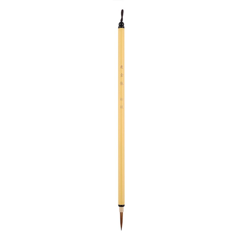 81RCW Oil Watercolor Chinese Calligraphy Brush Wolf Hair Oil Painting Hook Line Fine Paint Brush Traditional Art Scriptures Writing Brush Drawing Tool