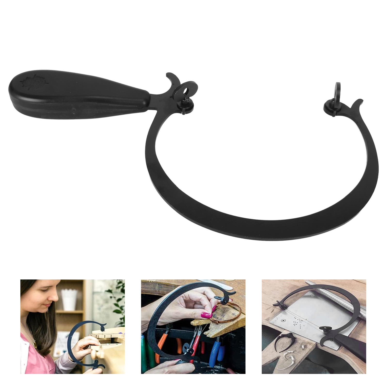 Jeweler Saw khung cong đối phó Saw khung với xử lý màu đen cho chế biến gỗ thủ công mỹ nghệ Công cụ đồ trang sức công cụ cho jeweler