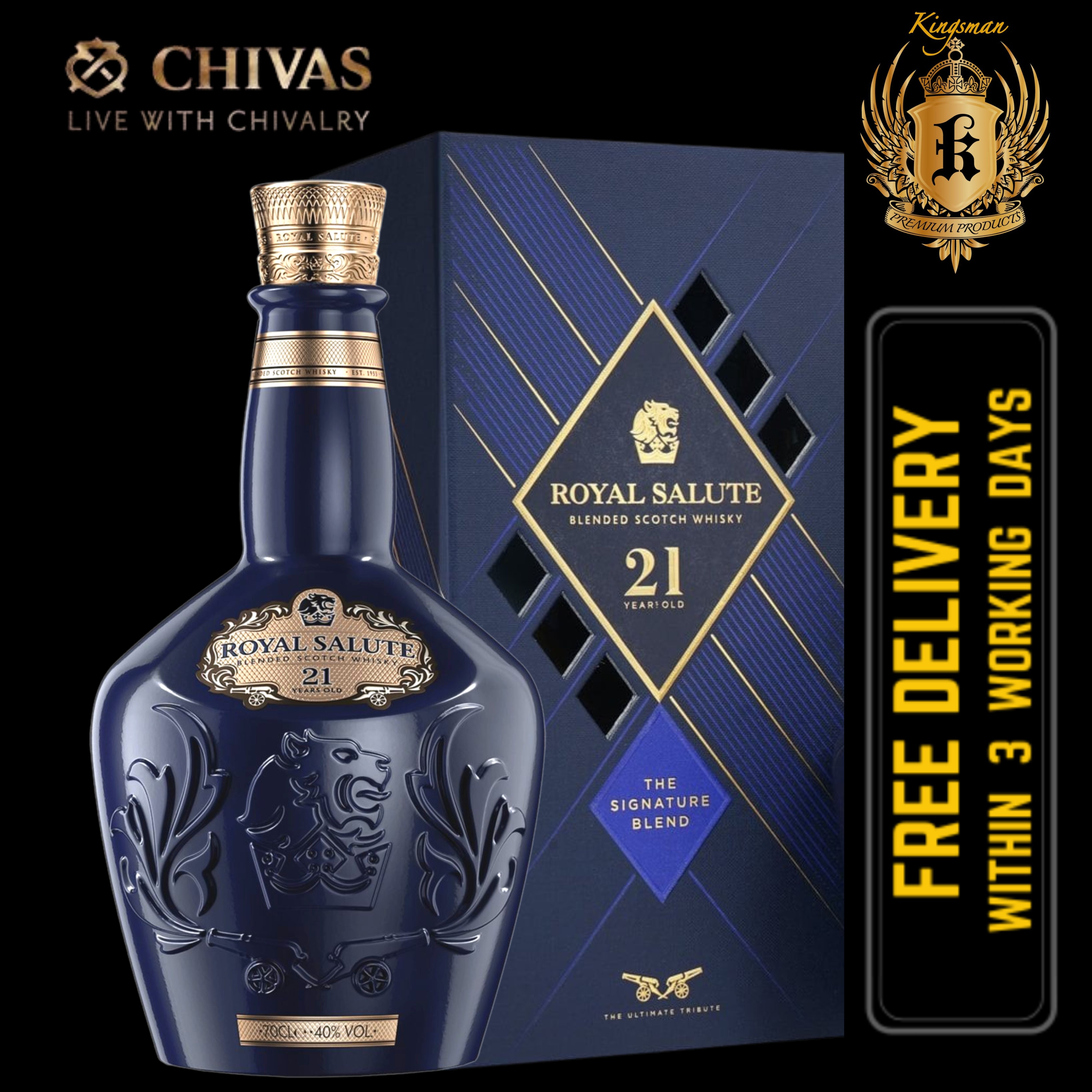 Chivas Regal Royal Salute 21 Years 700ml The Signature Blend (with box)