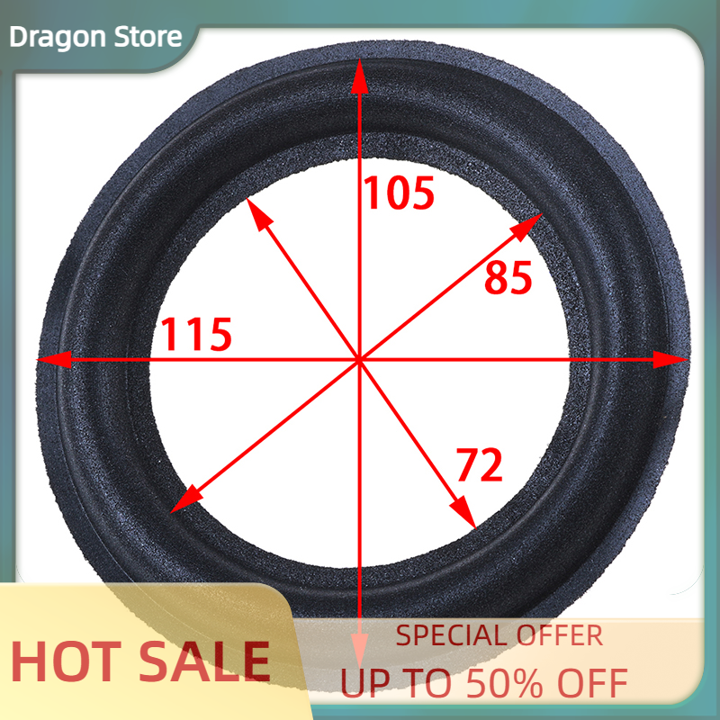 Dragon 4.5 inch 115mm universal audio speaker stereo woofer repair surround foam edge