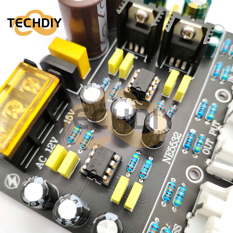 Electronic Active Crossover 2 Way NE5532 Pre-Stage Linkwitz Riley Filter Frequency Divider