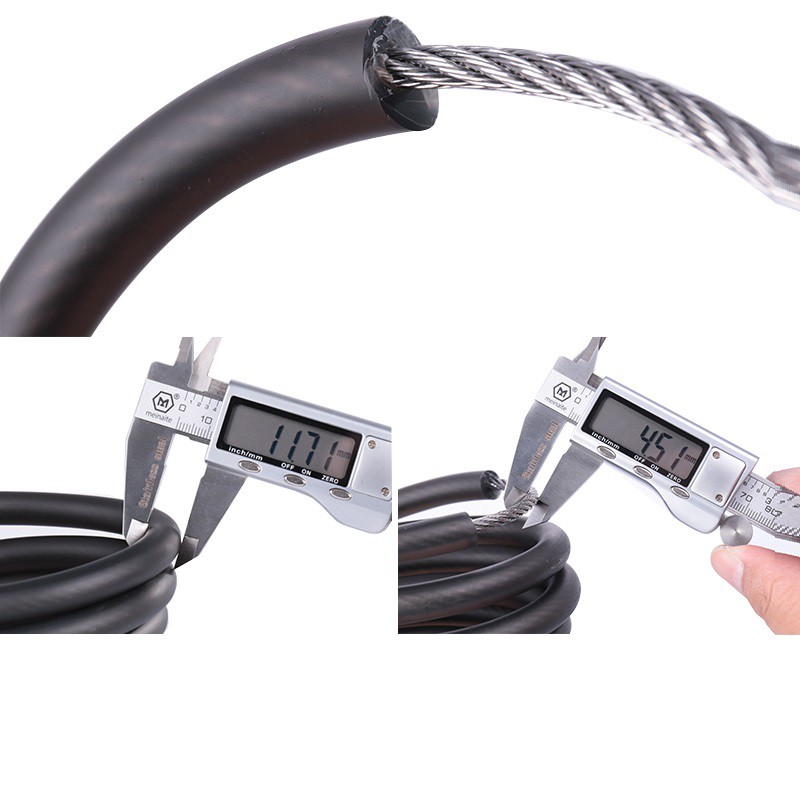 Khoá dây 5 số cao cấp cho xe đạp