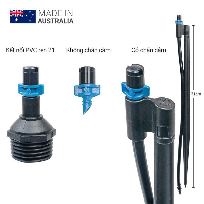 Đầu Tười Phun Mưa Hình Nón CFD Downspray