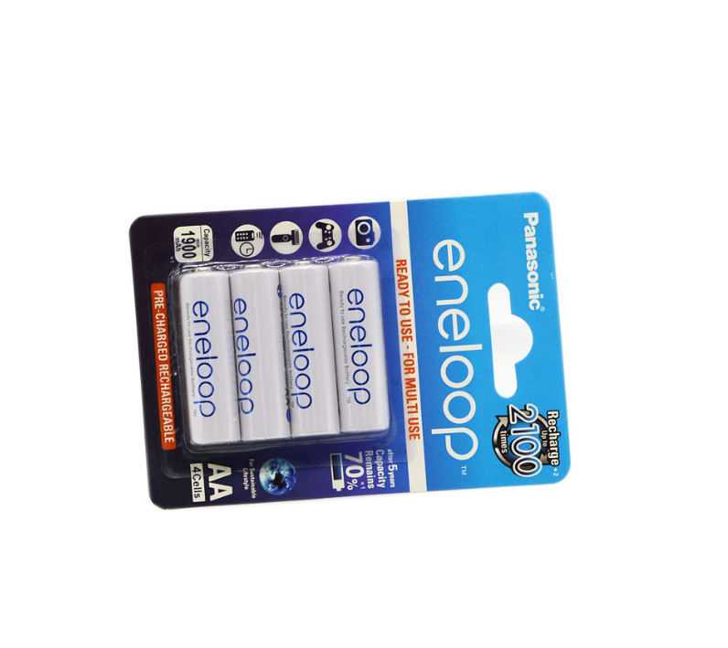 [Vỉ 4 viên] PIN Sạc Panasonic AA Eneloop 4 viên 1900 mAh - 2100 lần sạc (hàng chuẩn)
