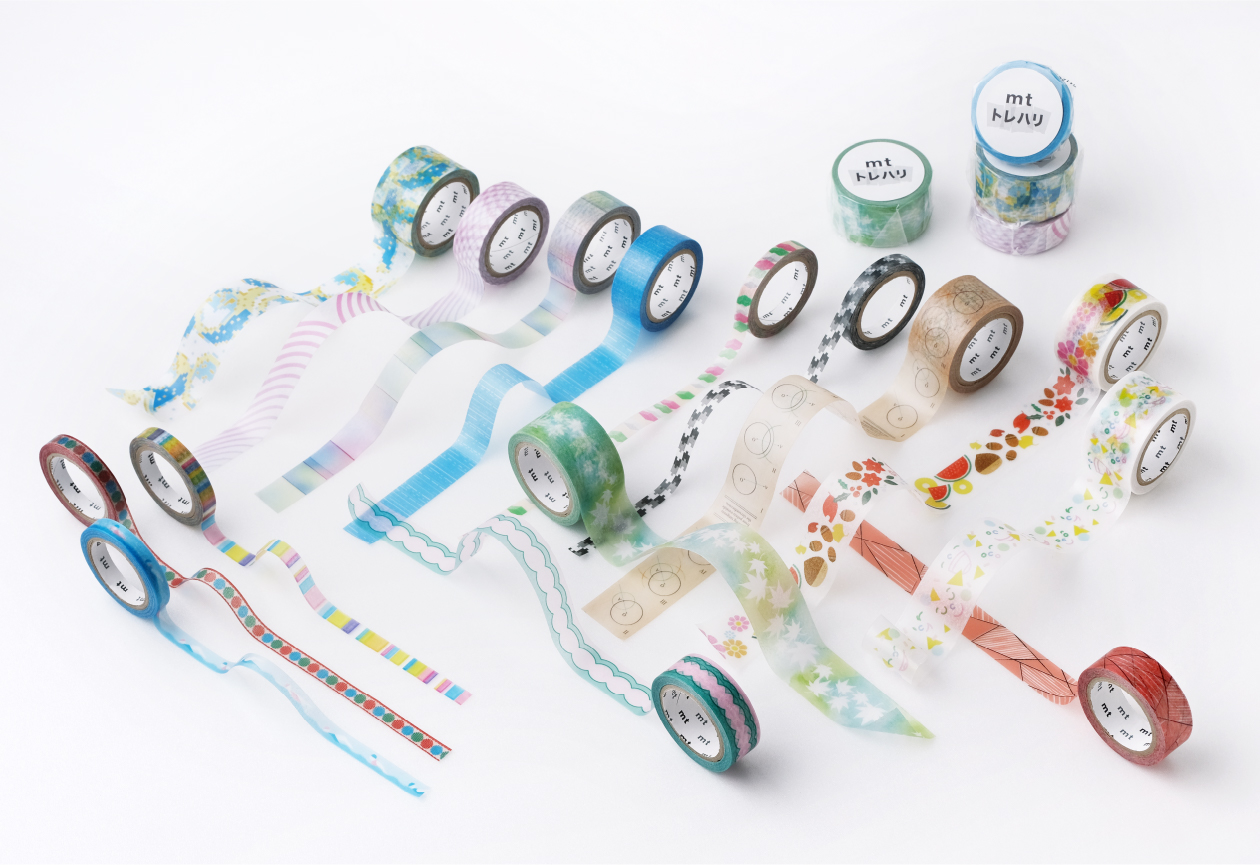 mt masking tape fab tracing paper tape rain (MTTRHA08) / เทปตกแต่งวาชิ