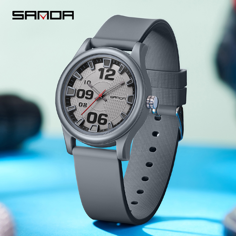 SANDA New Fashionable and Minimalist Student Watch Simple Trendy and Versatile Men Watch Women Watch SD3252-4.